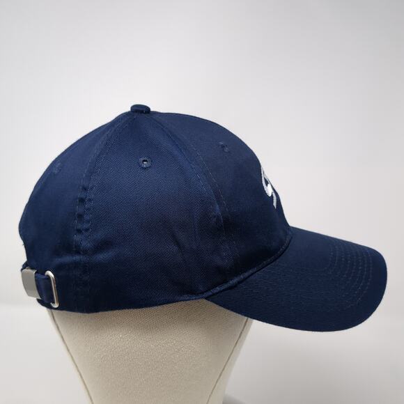 Spi Slideback Baseball Cap Blue One Size Adjustable Embroidered Port Authority - Picture 5 of 9